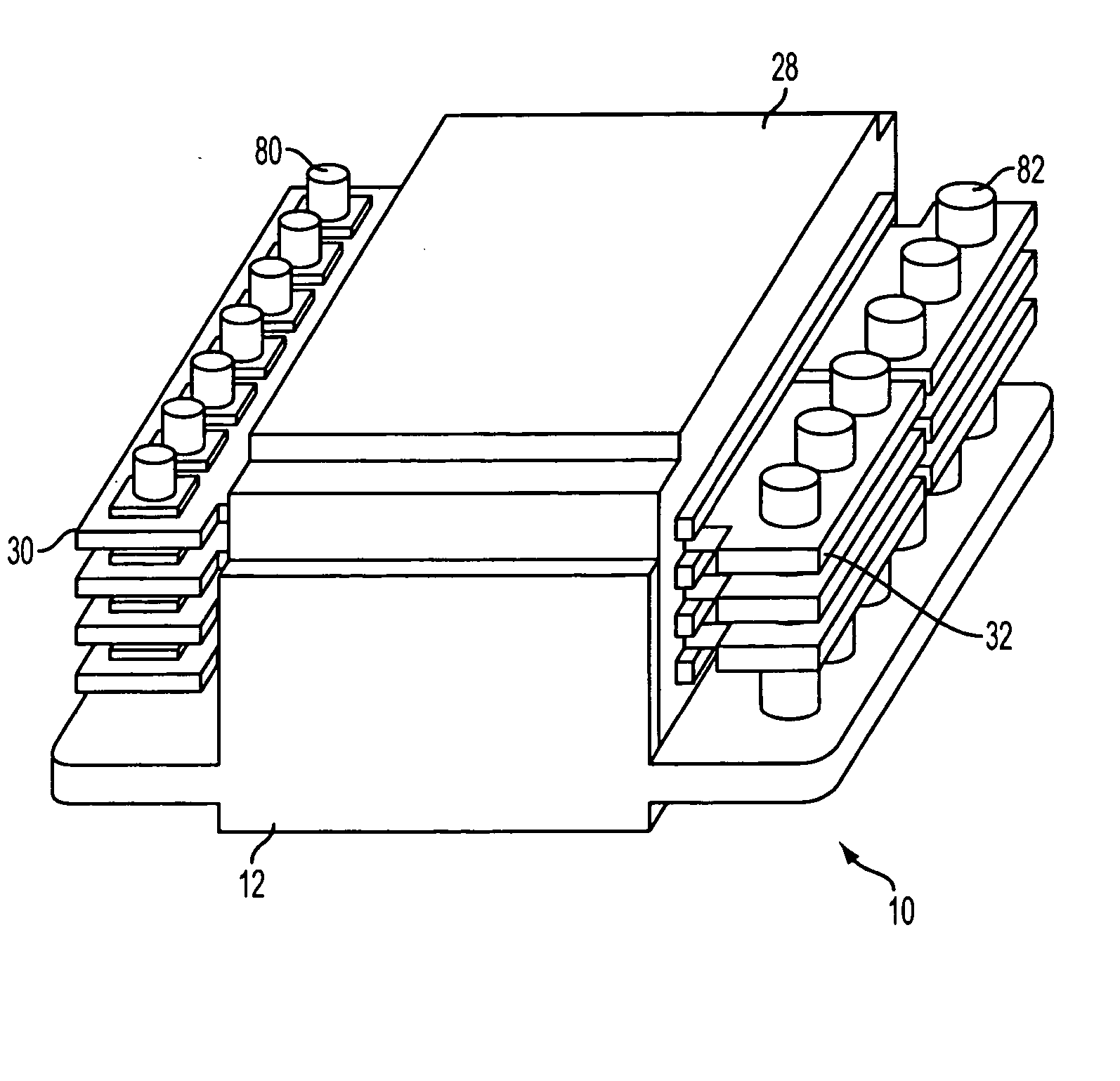 Surface mount magnetic component assembly