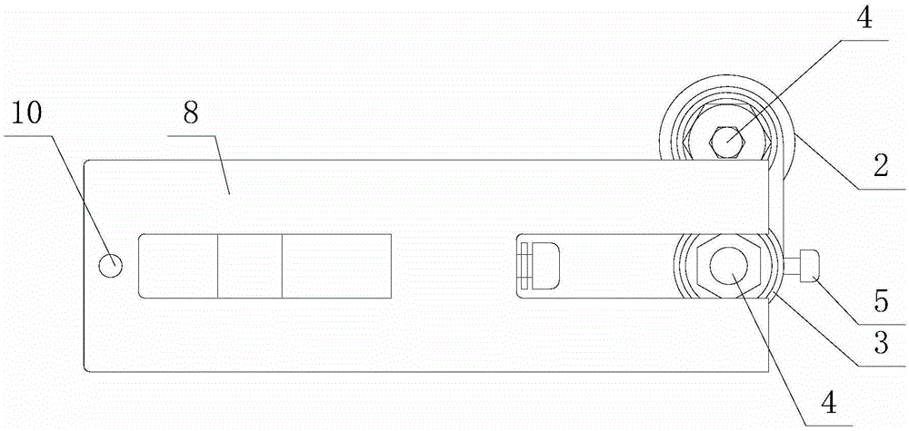 Hot-line work operation lever single-lever work head