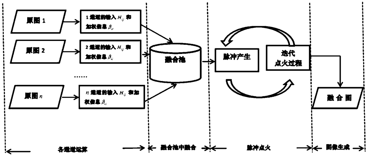 Pulse-coupled image fusion method based on multi-channel mechanism