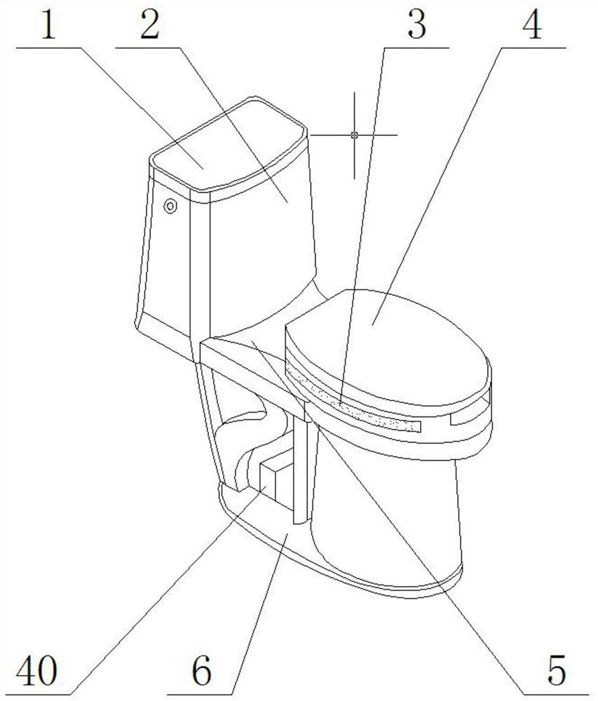 Environment-friendly toilet for environment-friendly toilet and usage method