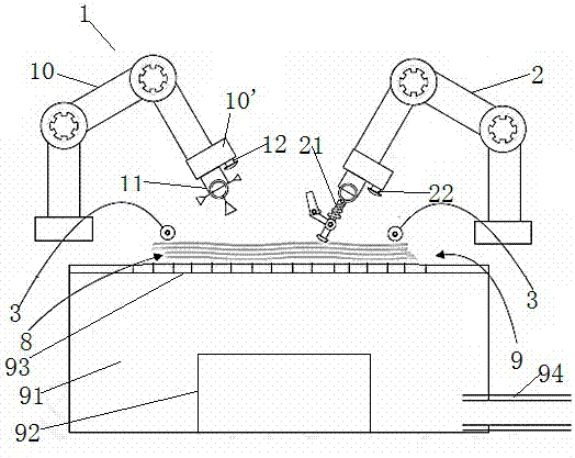 Shoe piece vision detection correcting ironing device and ironing method thereof