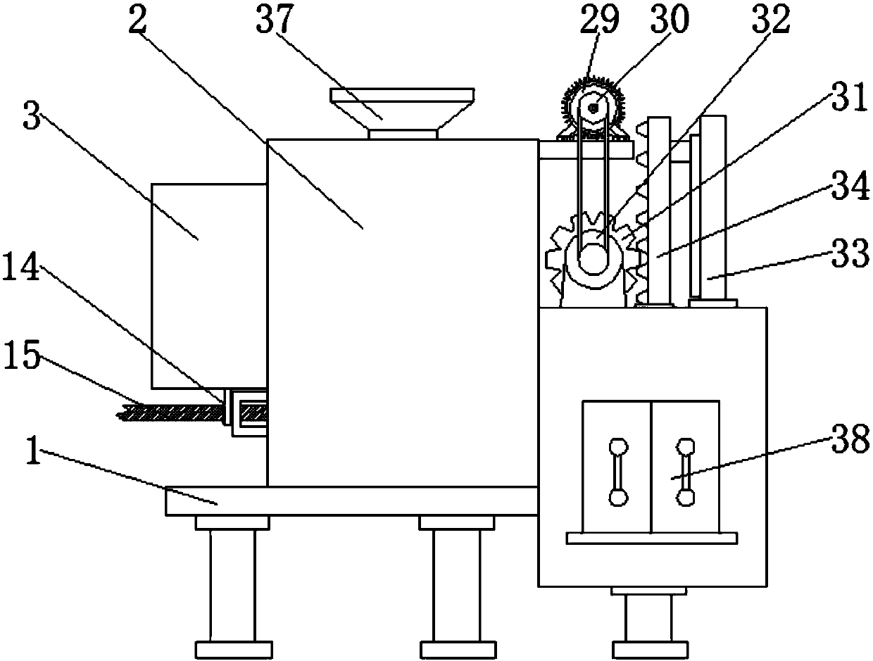 Medical plastic garbage treatment device