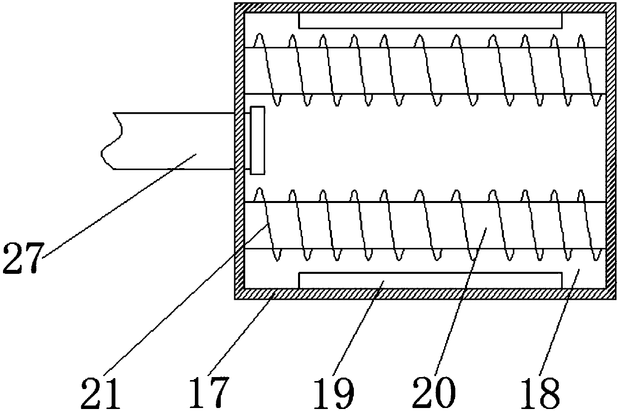 Medical plastic garbage treatment device