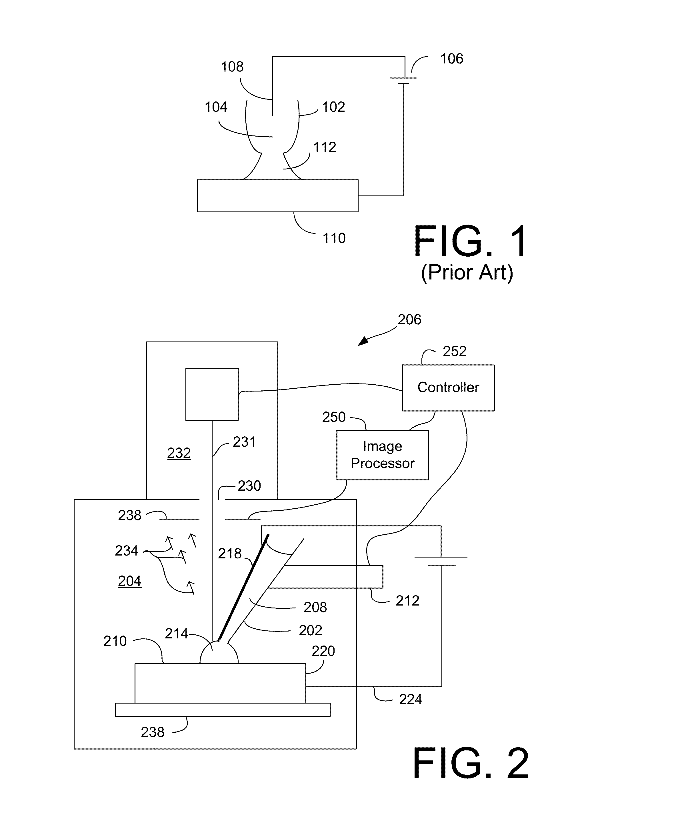 Localized, in-vacuum modification of small structures