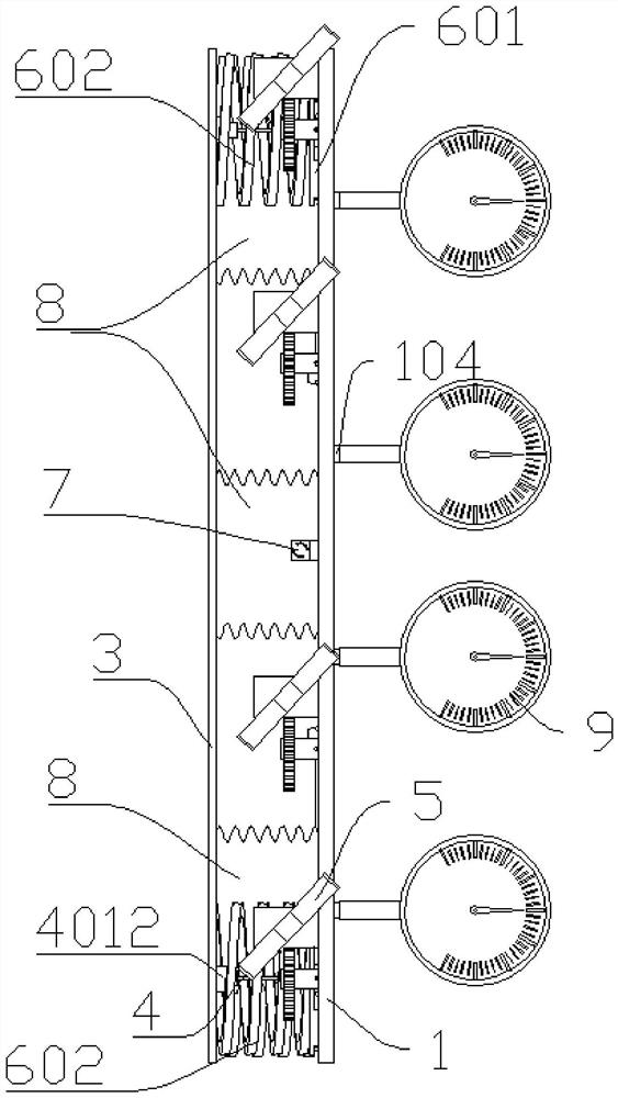 Longitudinal seam impaction device and longitudinal seam impaction resetting method