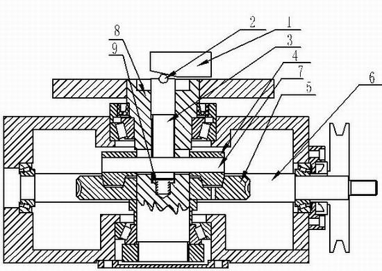 Friction mechanical clutch with circular feeding conical surface