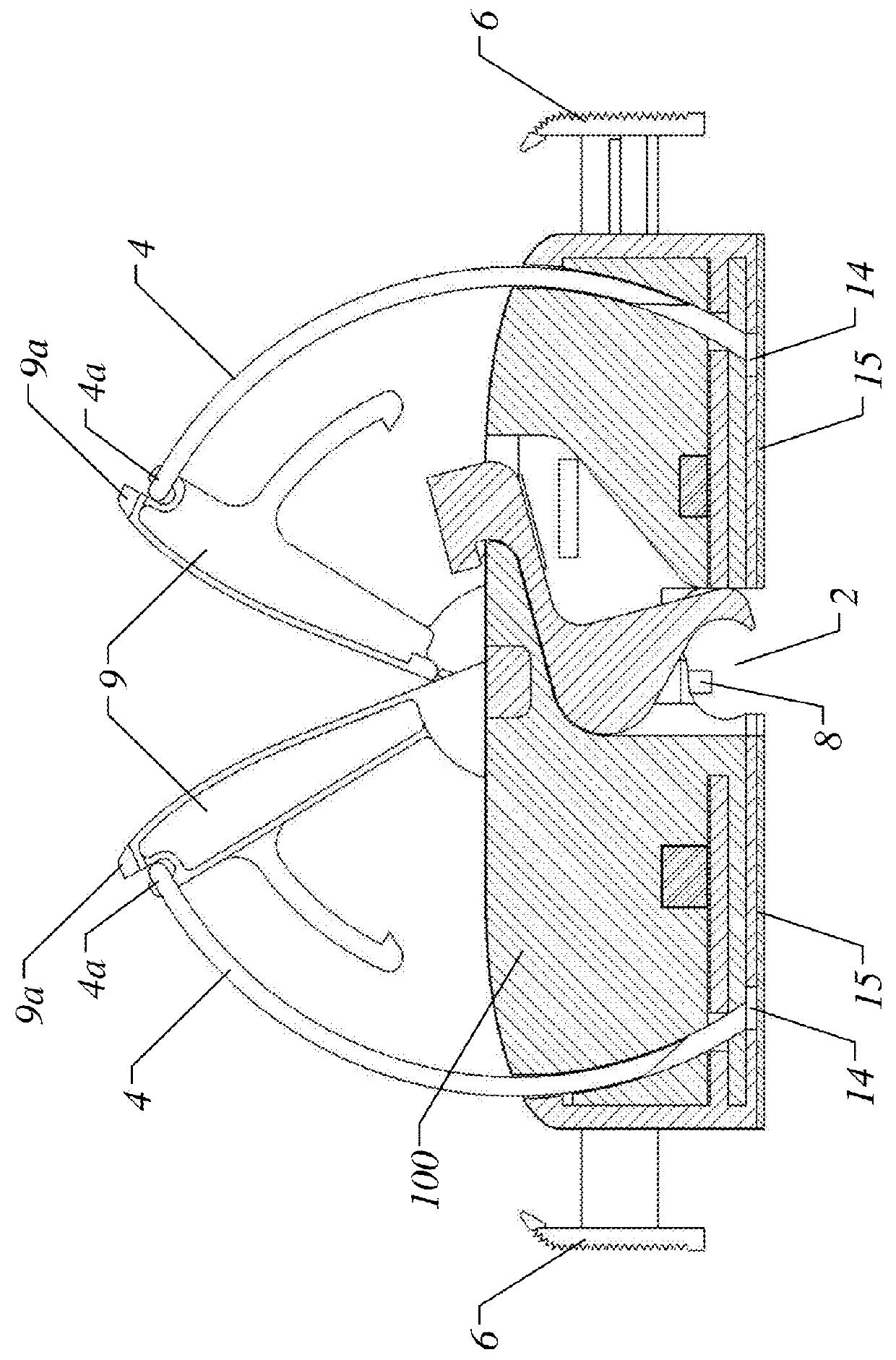 Catheter anchoring device and method