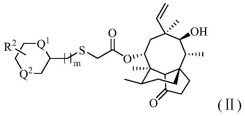 Pleuromutilin antibiotic derivatives