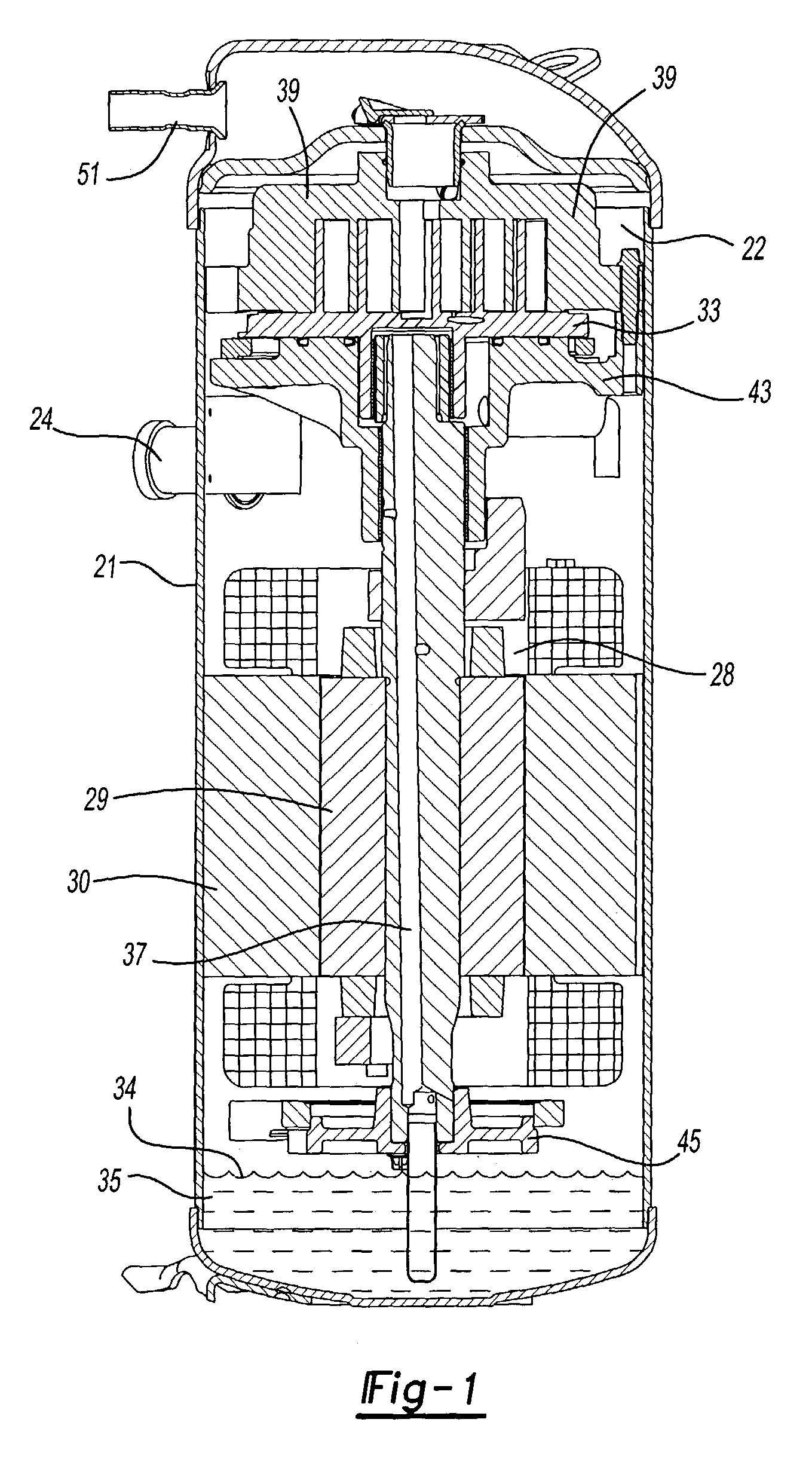 Short reverse rotation of compressor at startup