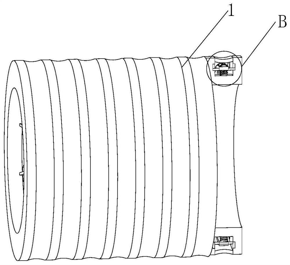 Environment-friendly PVC double-layer axial hollow wall pipe