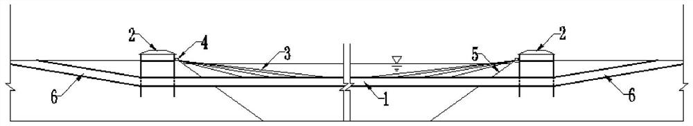 An escape system for an underwater suspension tunnel