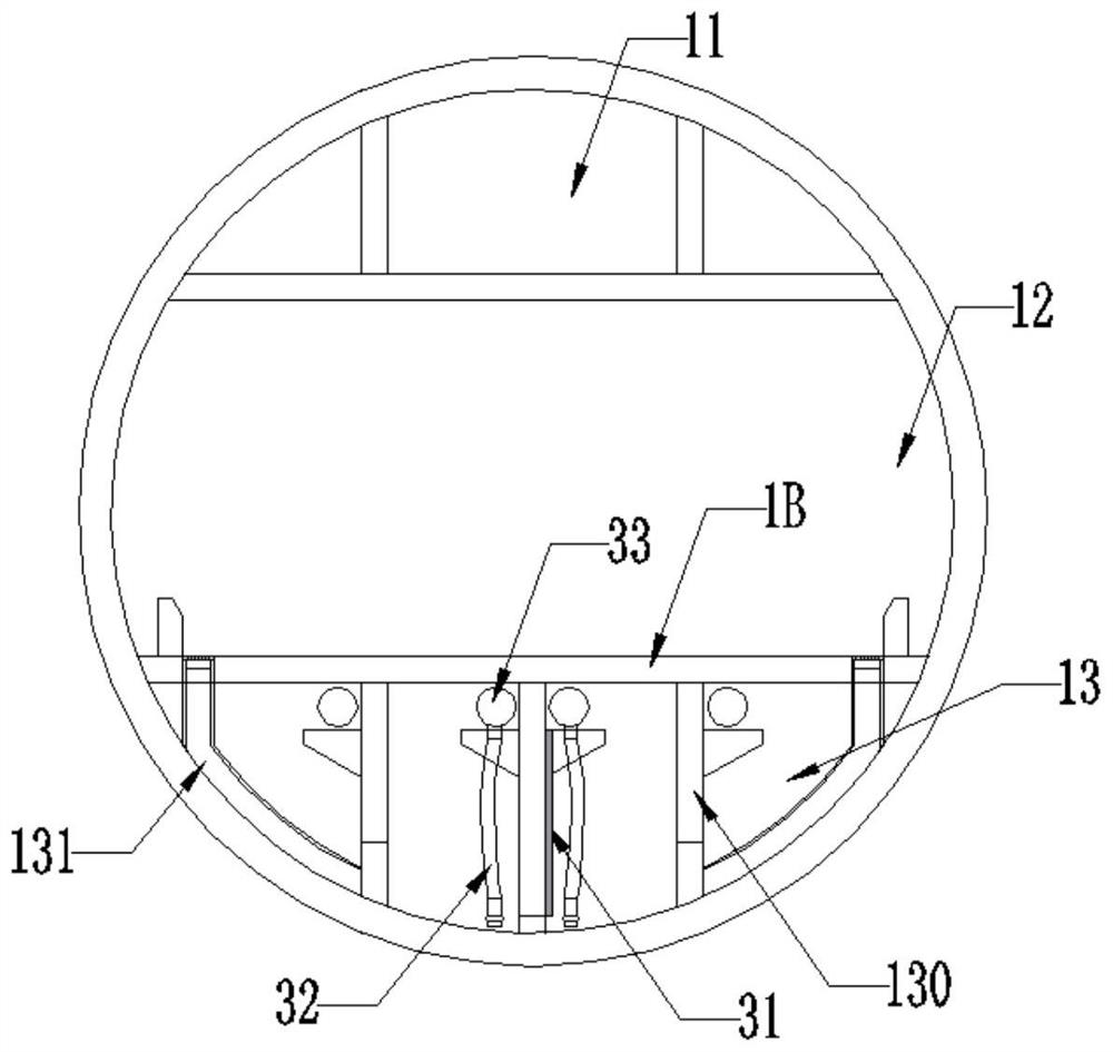 An escape system for an underwater suspension tunnel