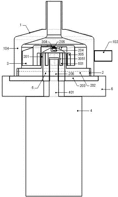 Single-fulcrum magnetomotive centrifugal blood pump