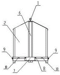 Bottom cap self-opening type garbage collection box