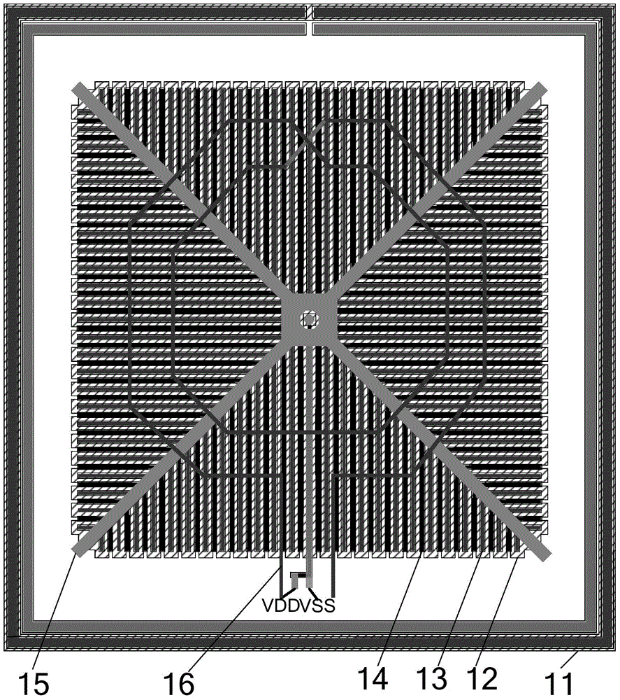 Inductor substrate isolation structure of integrated circuit