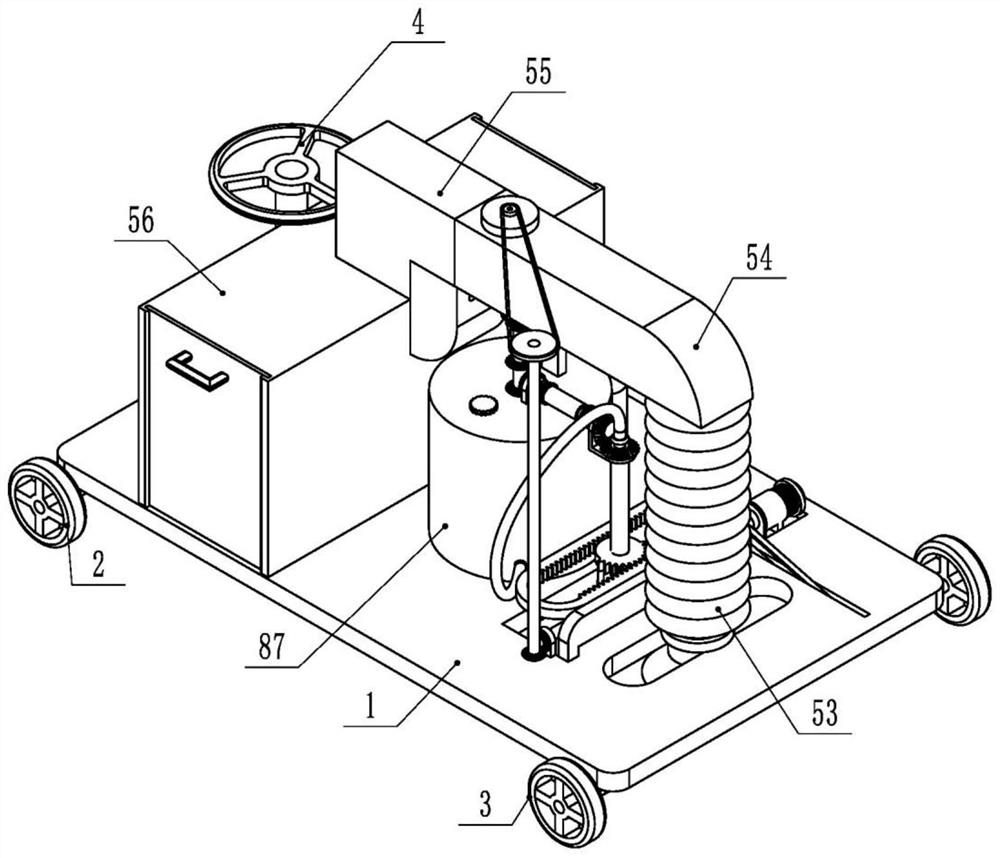 Energy-saving and environment-friendly road garbage cleaning vehicle