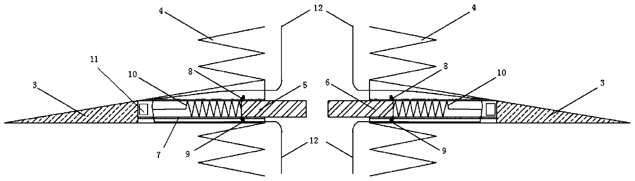 Soil body settlement layered monitoring device, installation method and use method