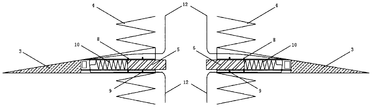 Soil body settlement layered monitoring device, installation method and use method