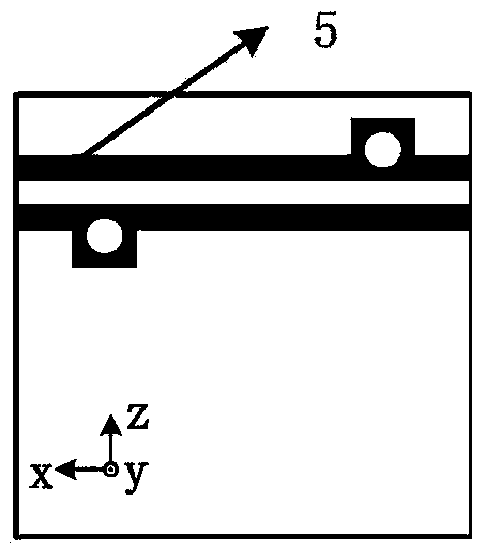 Anisotropy zero refractive index device with controllable switch