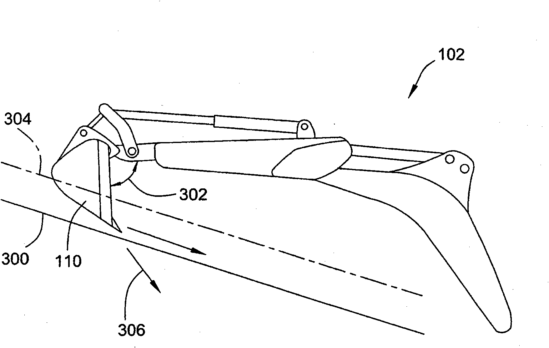 Constant work tool angle control