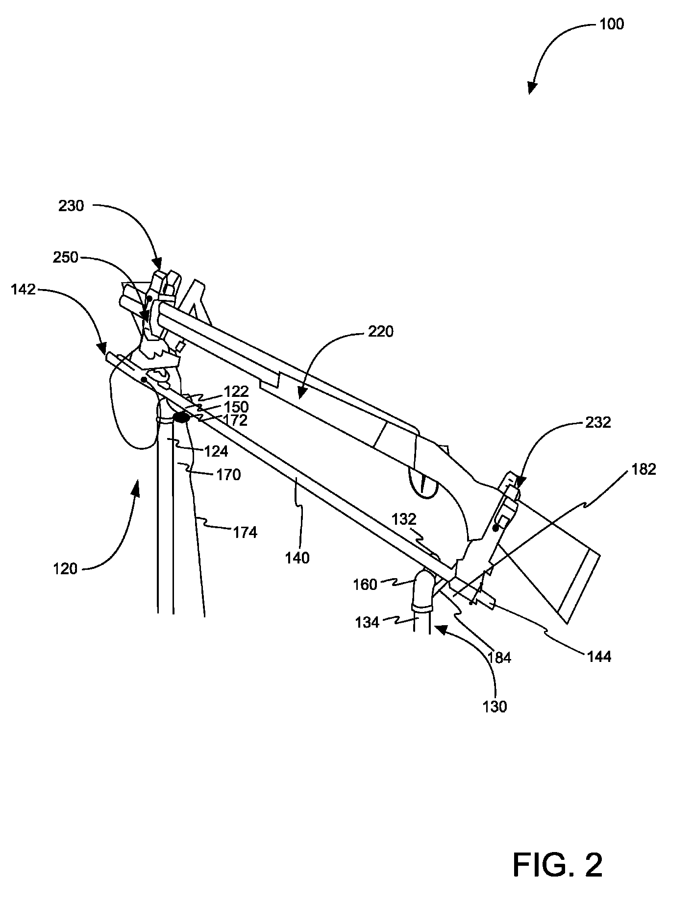 UTV gun mount system