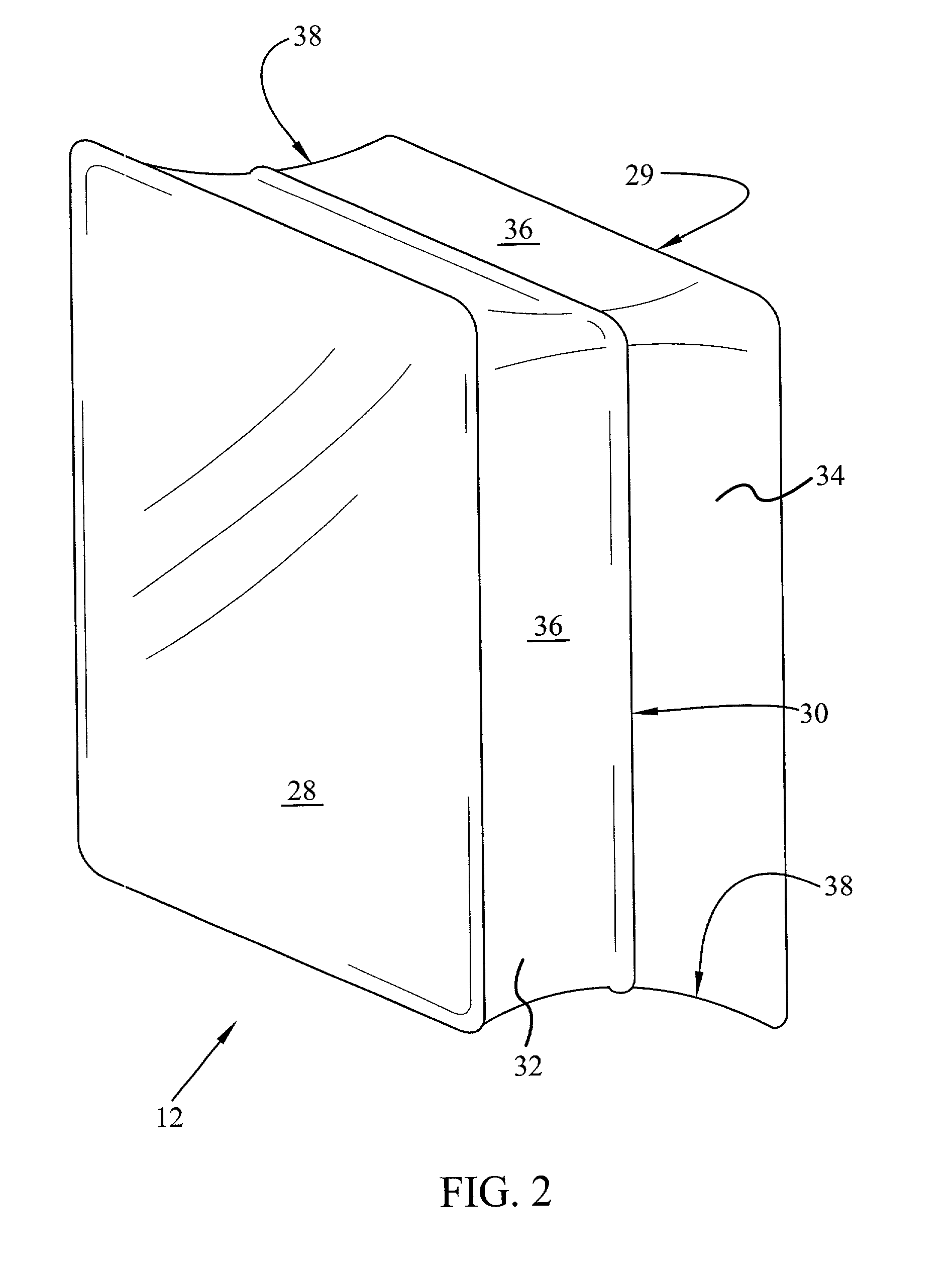 Glass block structure with phenolic resin framework