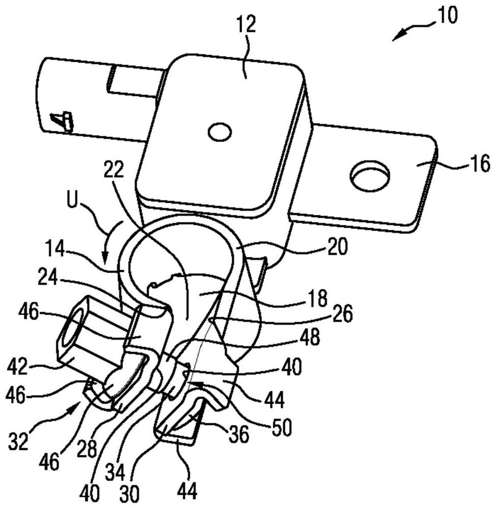 Battery pole terminal