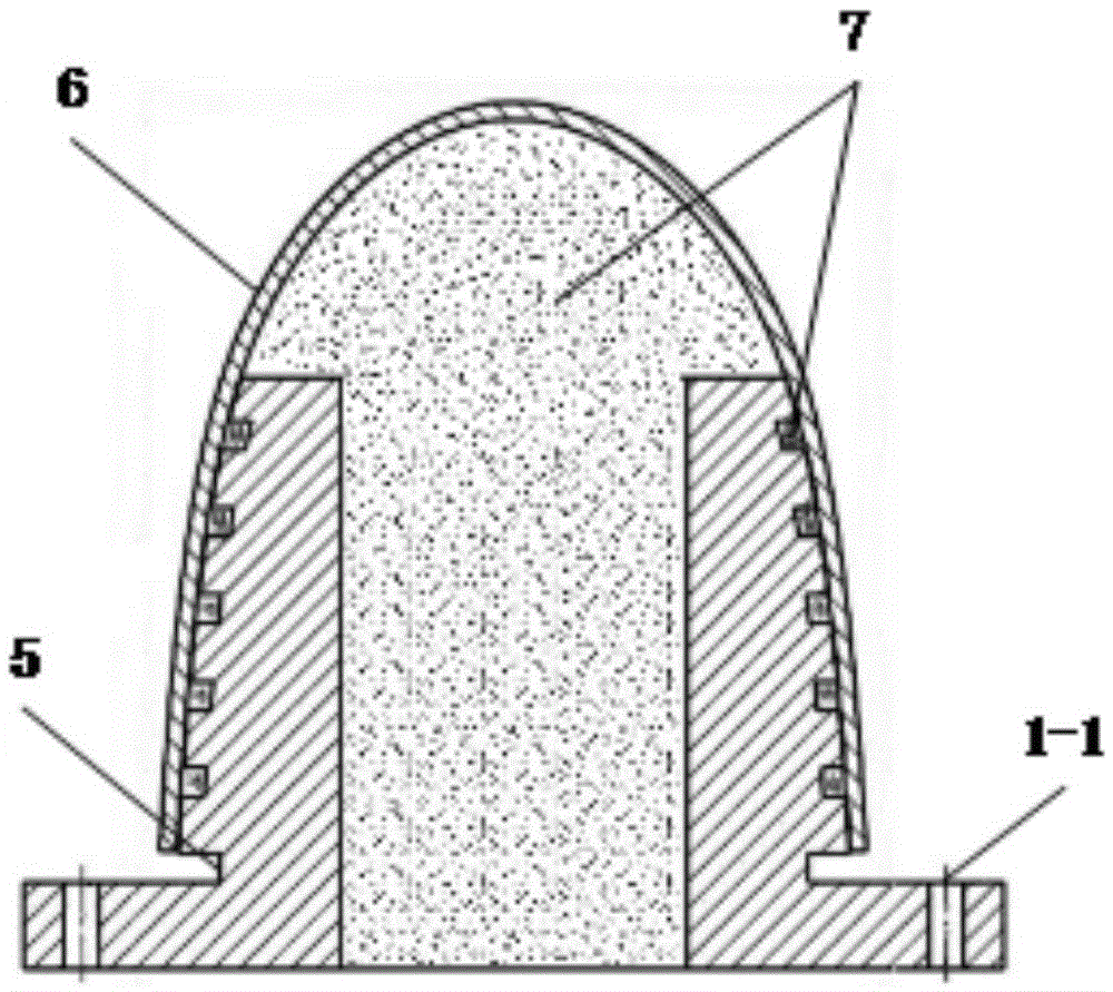 Clamping device and method used for precise machining of outer surface of shape-preserving fairing