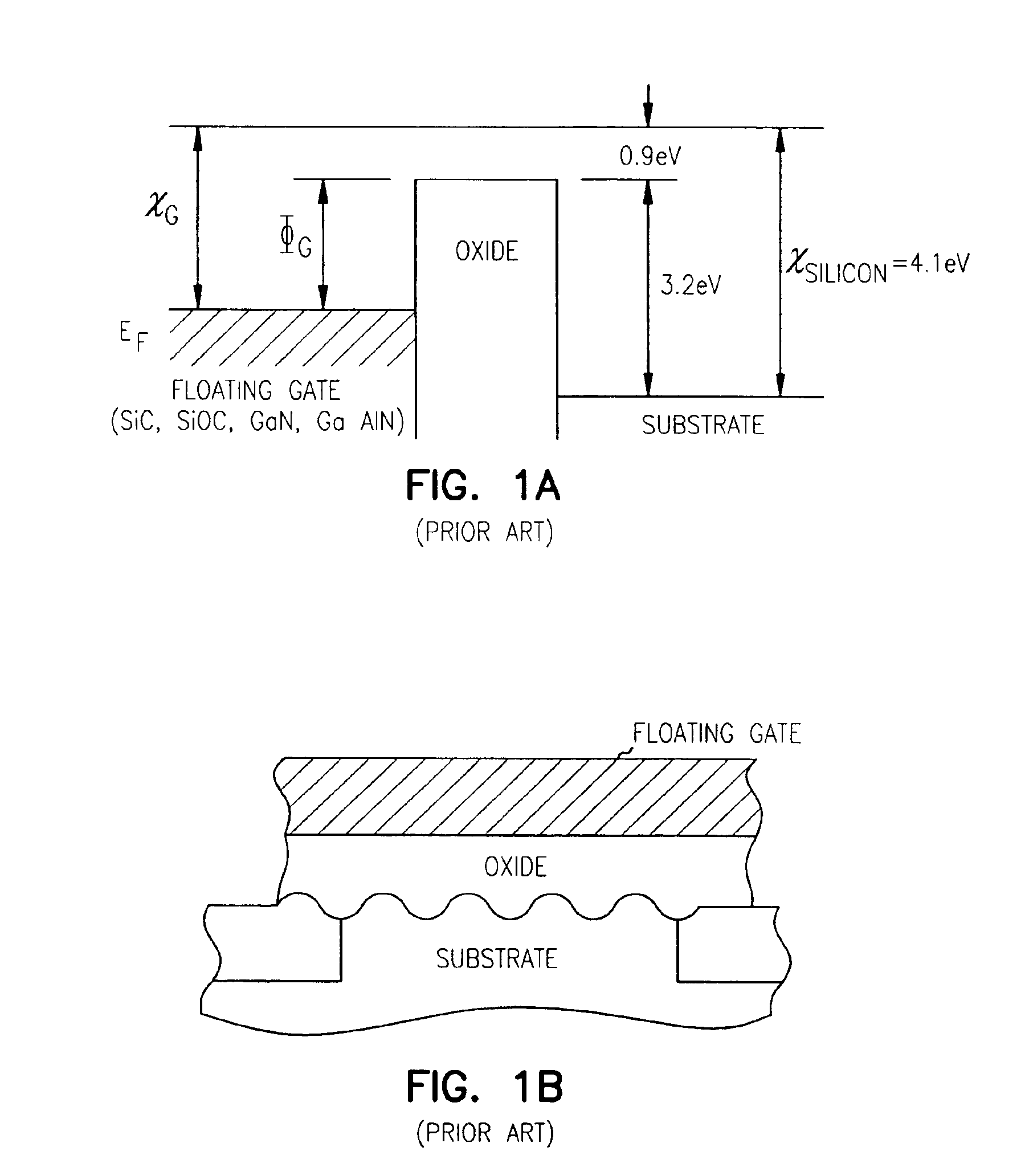 Graded composition metal oxide tunnel barrier interpoly insulators