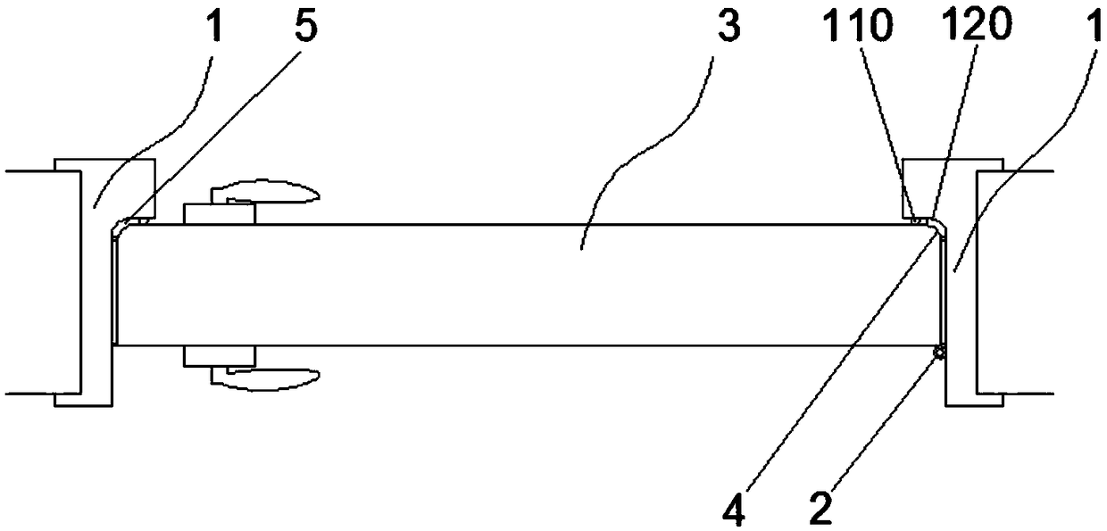 Sound-proof door structure