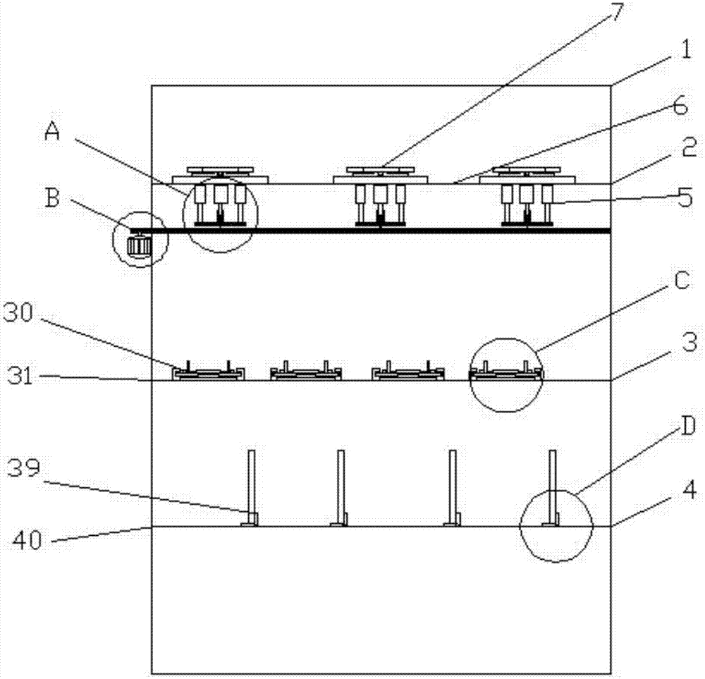 Multifunctional cleaning and disinfection storage device