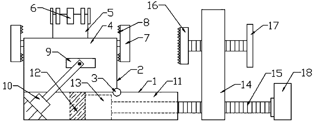 Wooden artware fixing clamp