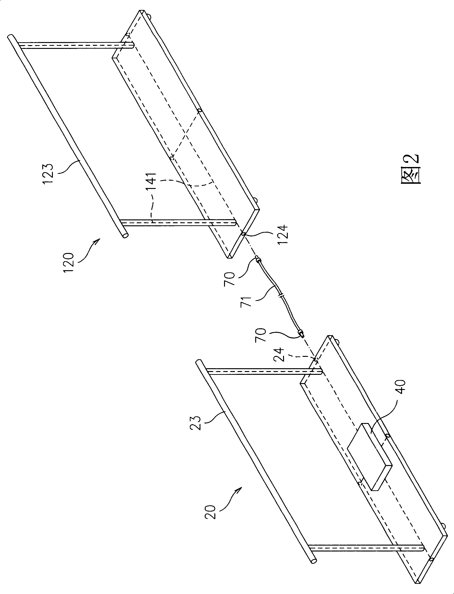 Intelligent exhibition frame