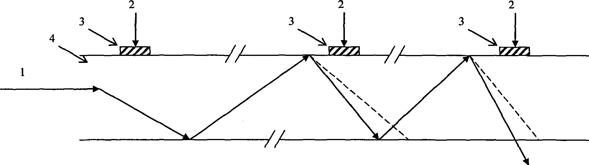 Method for all-fiber Q-switching through continuous acoustooptic diffraction