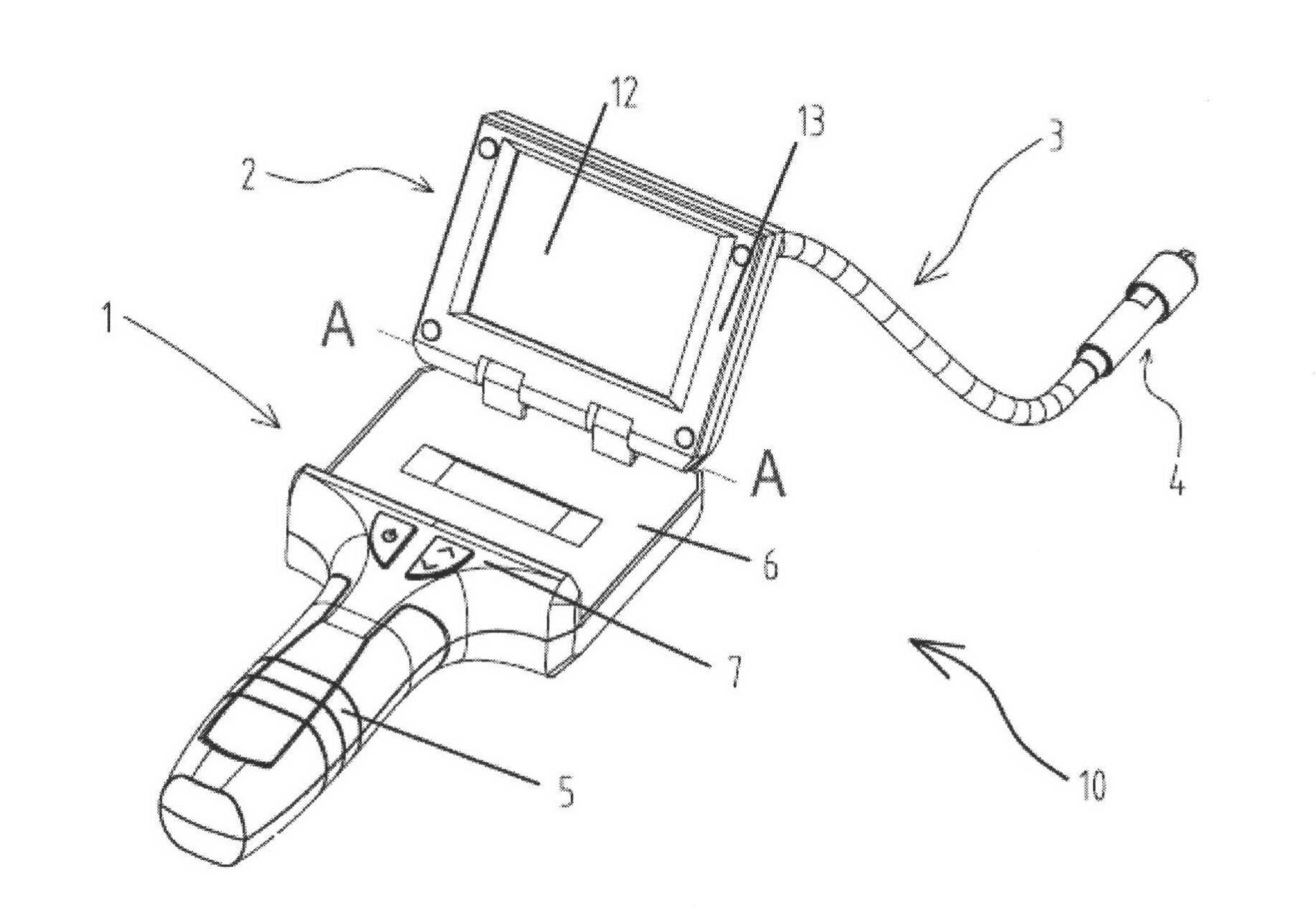 Handheld industrial endoscope