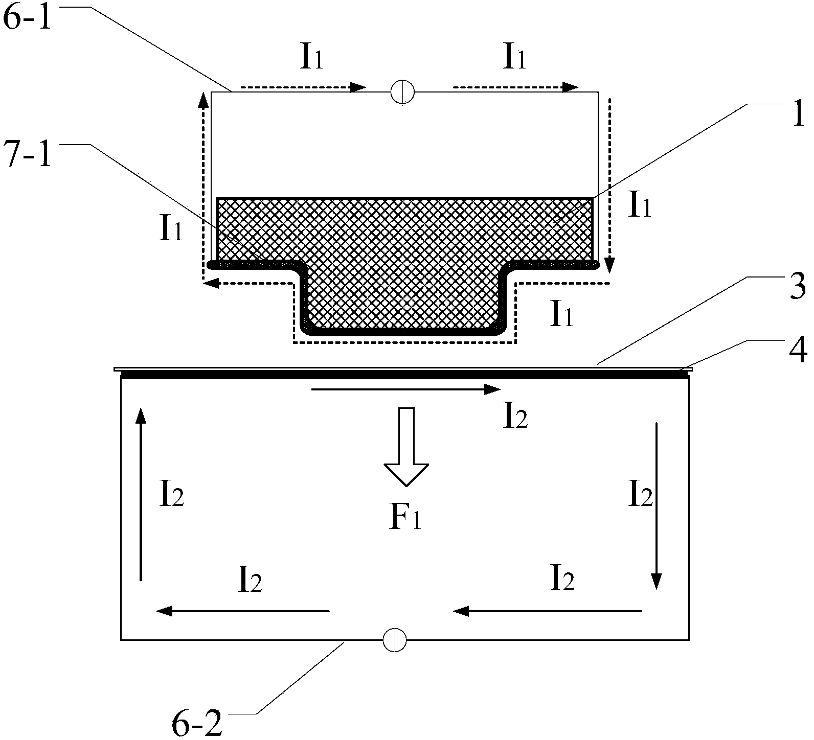 Metal material plastic forming method through electromagnetic force driving