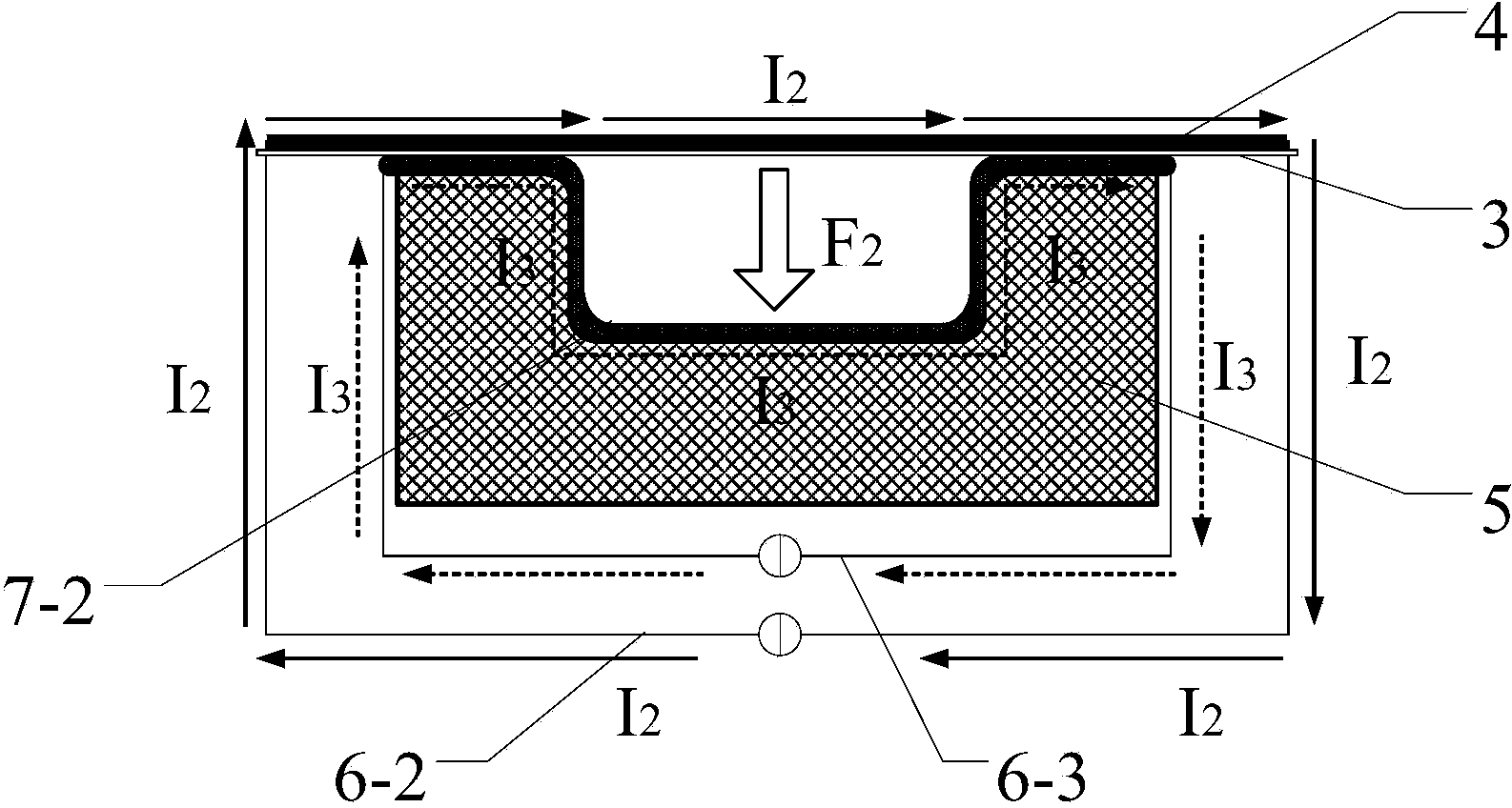 Metal material plastic forming method through electromagnetic force driving