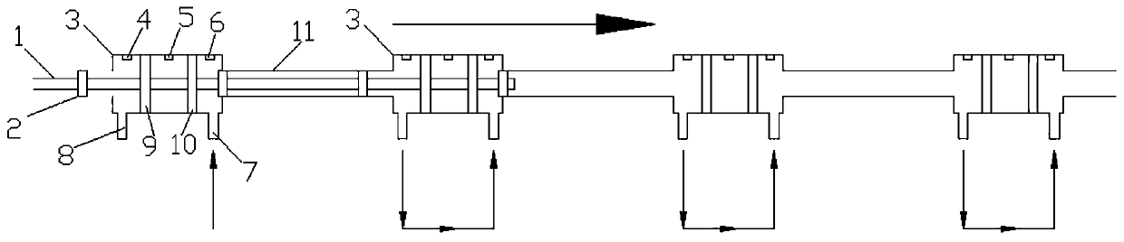 Method for laying ultra long cable