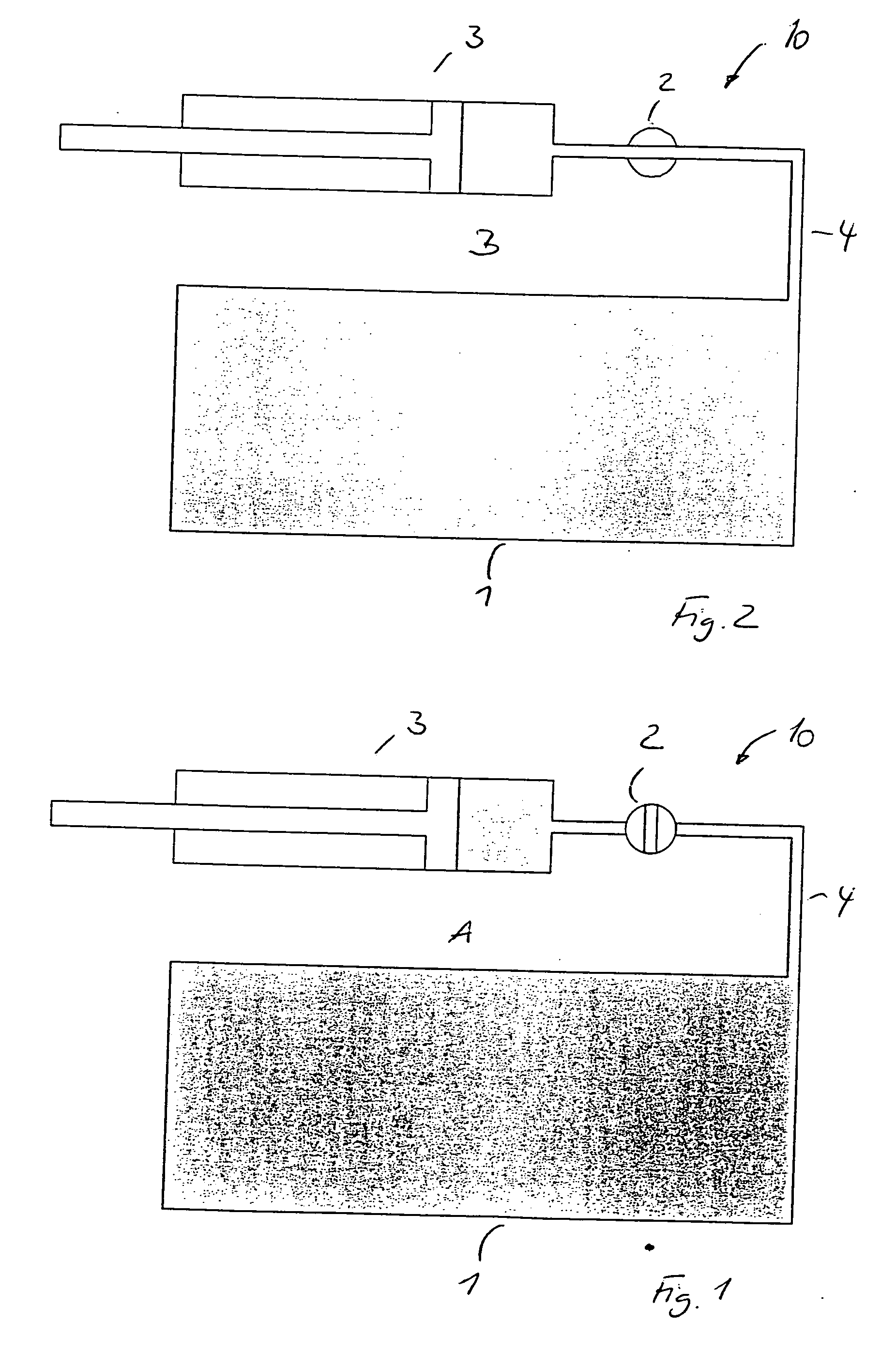 Gas spring for a revolver cannon or breech cannon