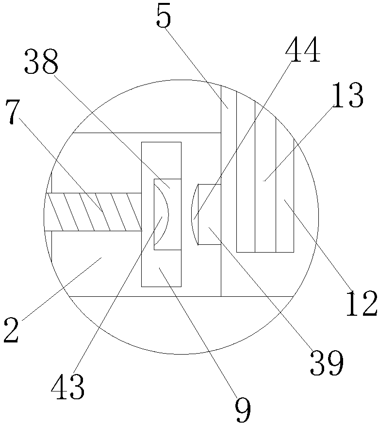 Numerically-controlled machine tool clamp good in fixing effect