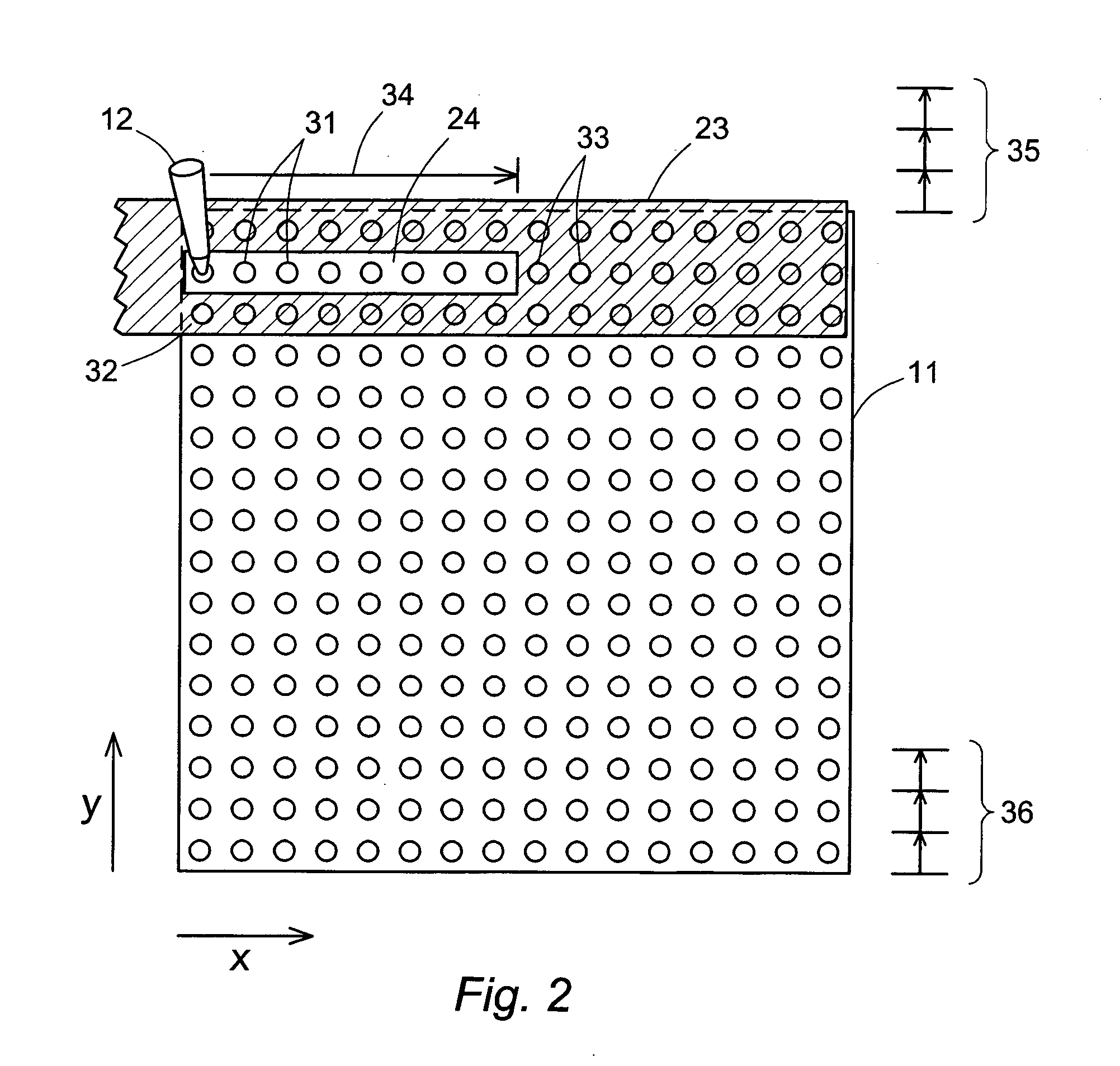 Masking to prevent overexposure and light spillage in microarray scanning