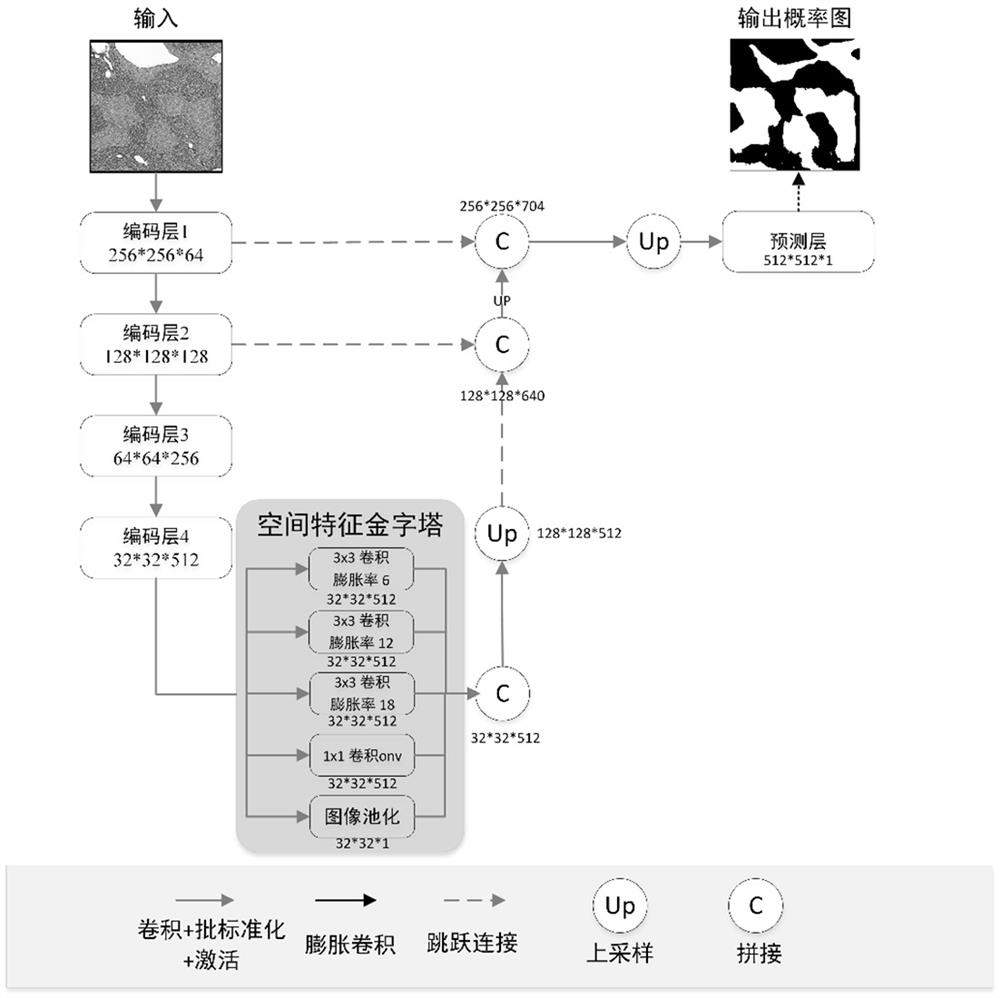 Pathological section image segmentation method and device, computer equipment and storage medium