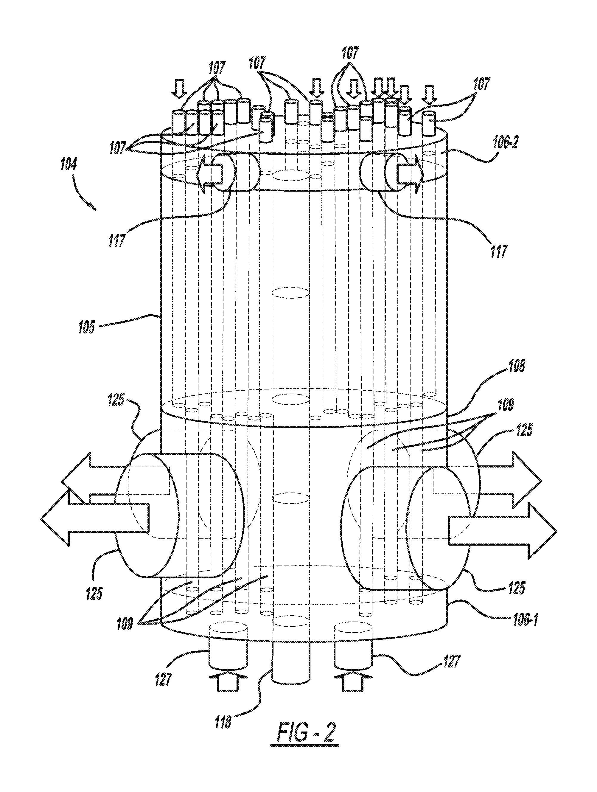 Two-fluid molten-salt reactor