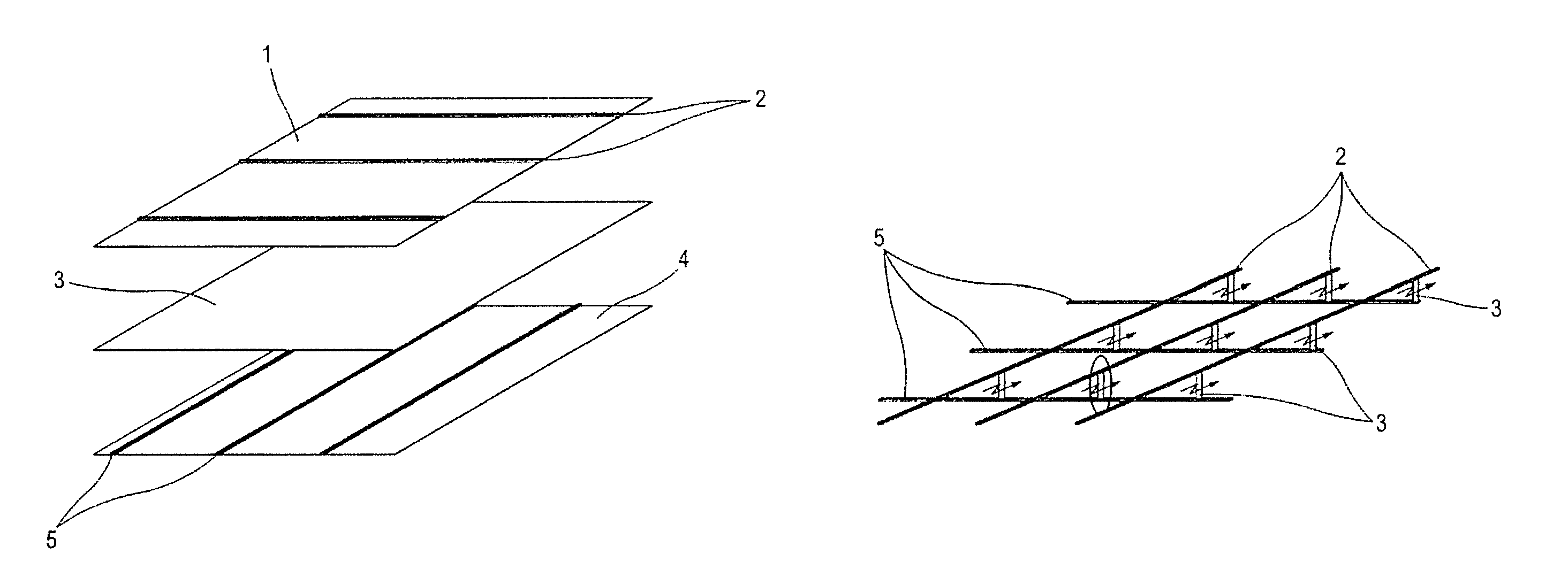 Device for measuring pressure from a flexible, pliable, and/or extensible object made from a textile material comprising a measurement device