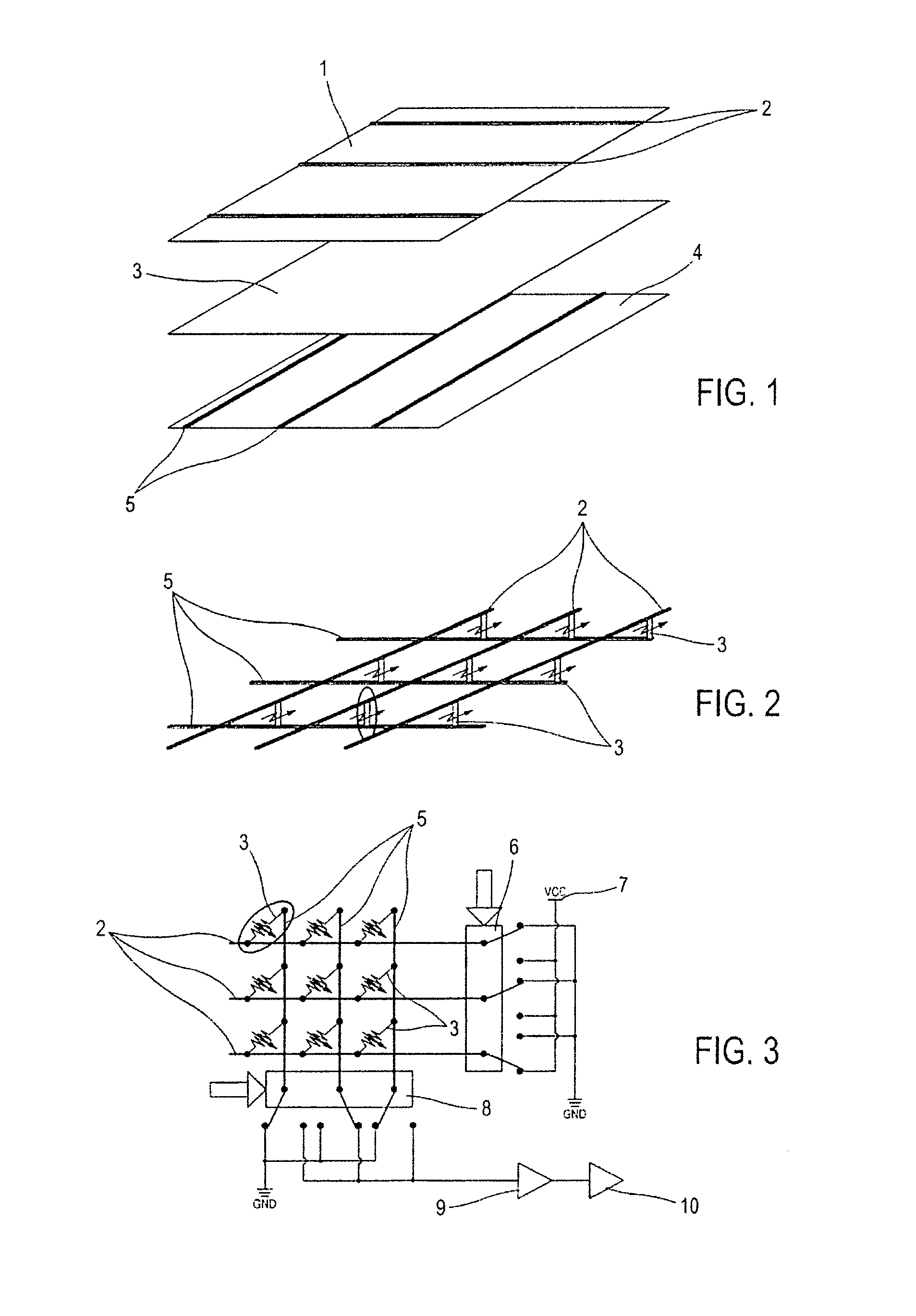 Device for measuring pressure from a flexible, pliable, and/or extensible object made from a textile material comprising a measurement device