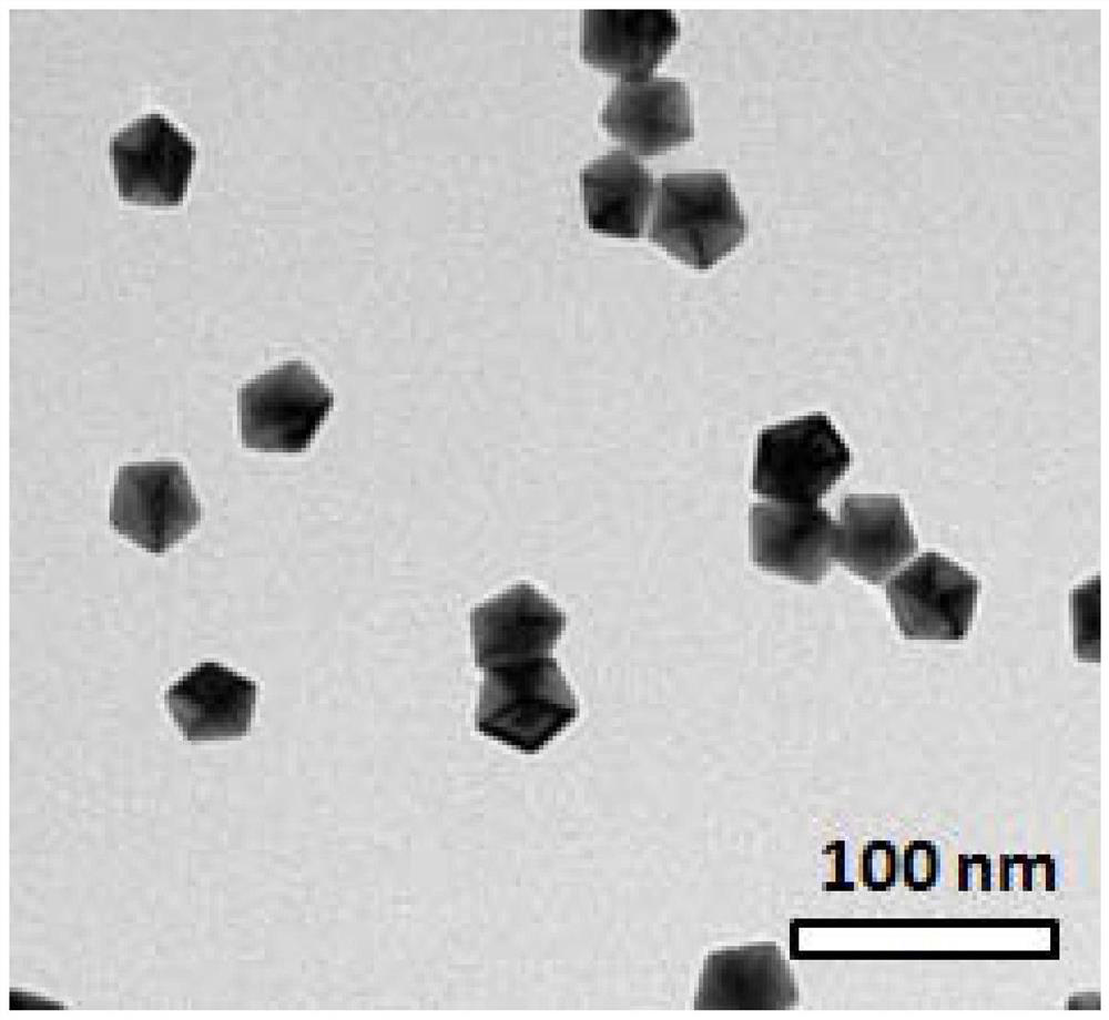 A kind of gold nano bipyramid with quintuple twin structure and preparation method thereof