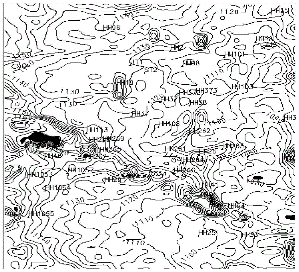 Long wavelength static correction method in loess plateau seismic data well control