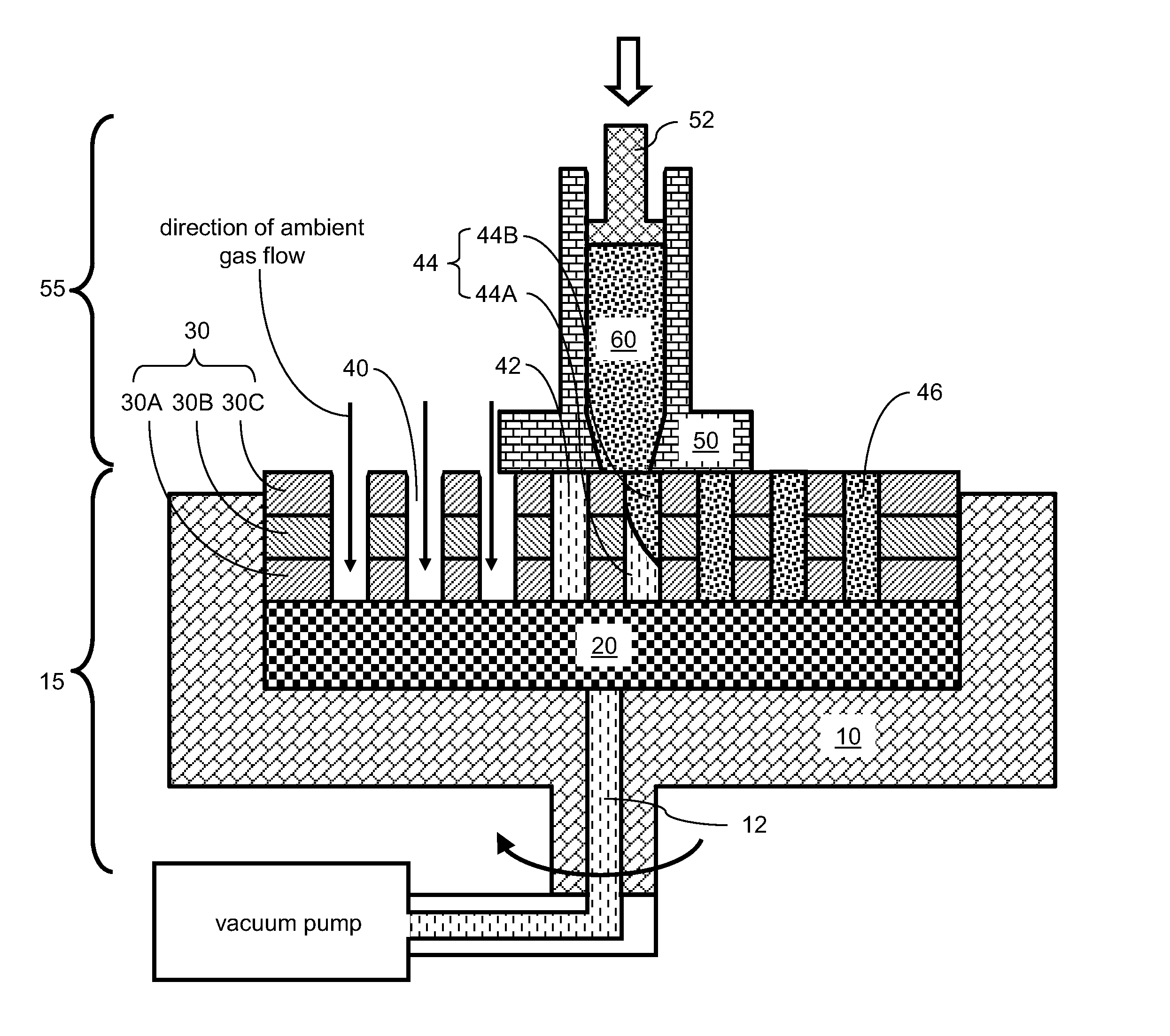 Multistack solder wafer filling