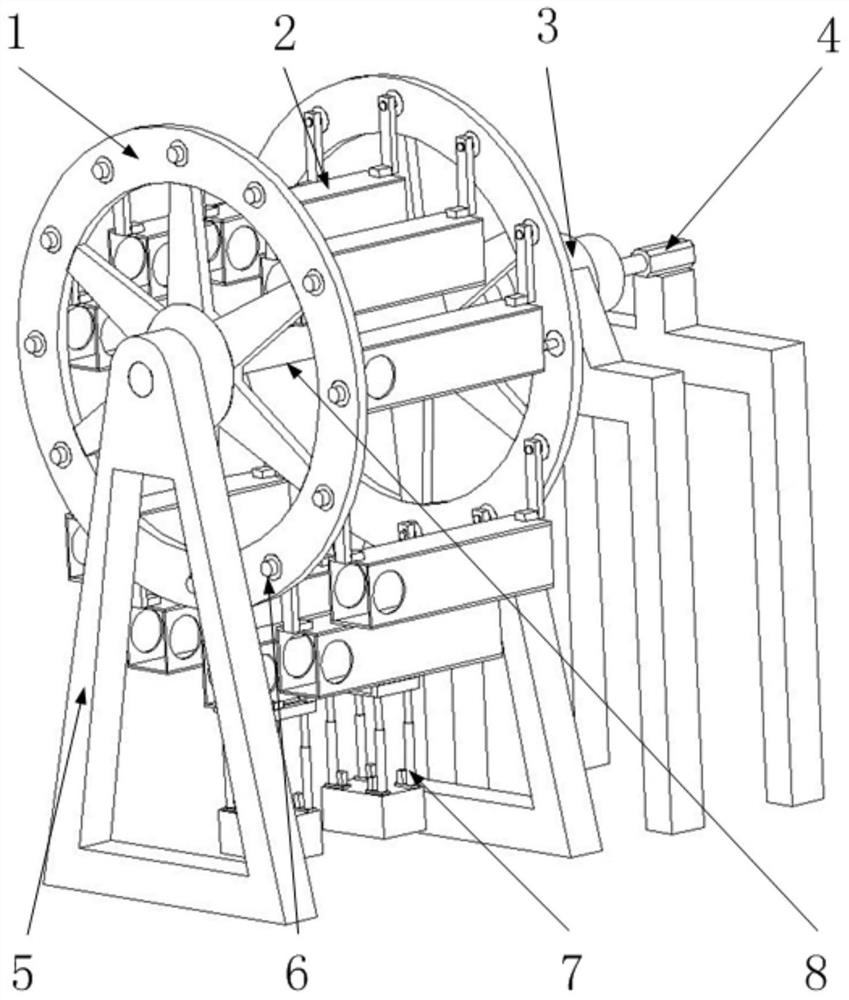 A nozzle storage and quick replacement device