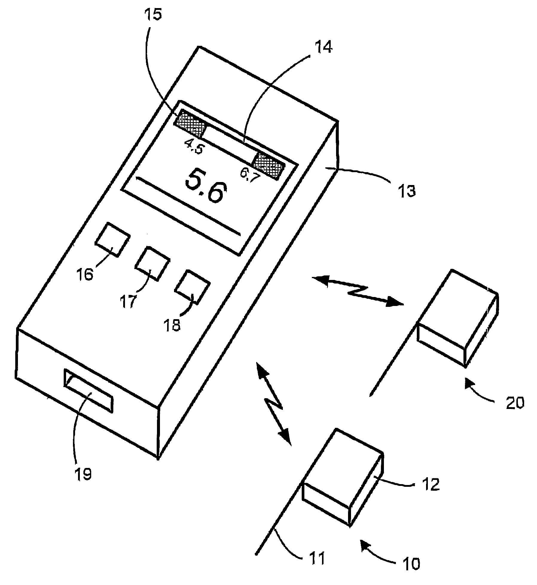 System and Method for Estimating the Glucose Concentration in Blood